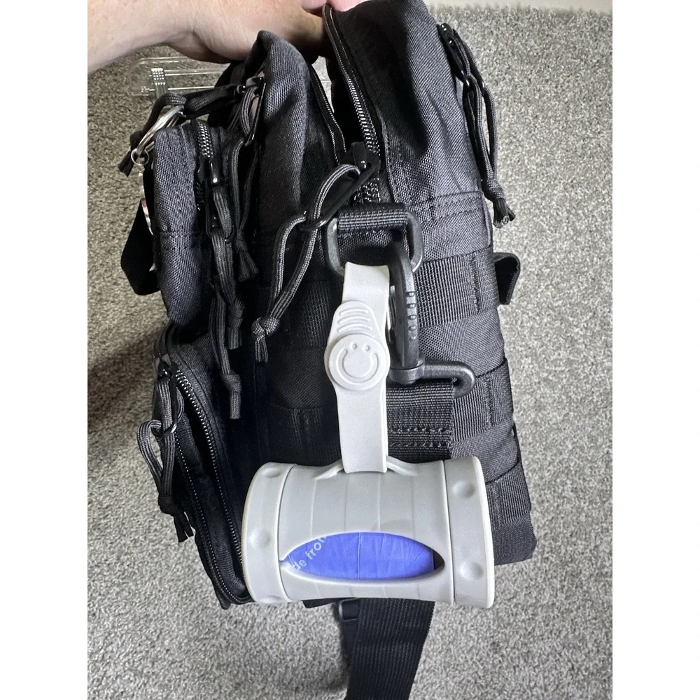 4th Gen Tactical Bay Gear TBG Deuce 4.0 Diaper Bag Dad Black With Changing Mat